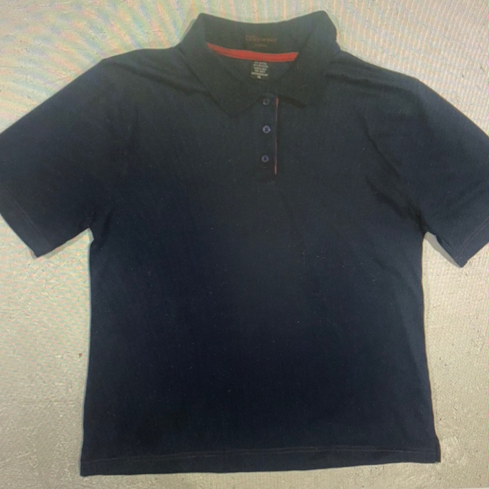CVS PHARMACY Employee Work Uniform Polo Shirt Women's XL Blue Short Sleeve
